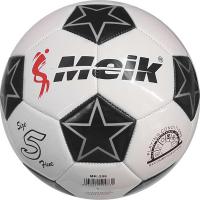 Мяч футбольный "Meik-208A" 2-слоя, (белый), TPU+PVC 2.7, 410-420 гр., машинная сшивка B31314-3