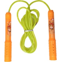 Скакалка ПВХ с пластиковыми ручками 2,8 м. (оранжевый)  E32632-3